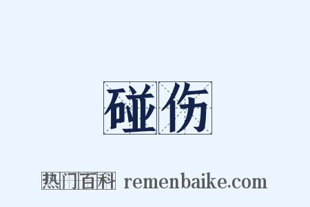 碰伤是什么意思的图片